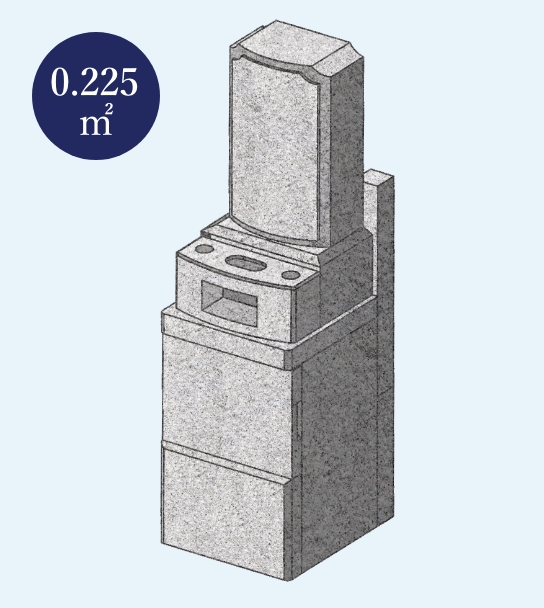一般墓のイラスト1