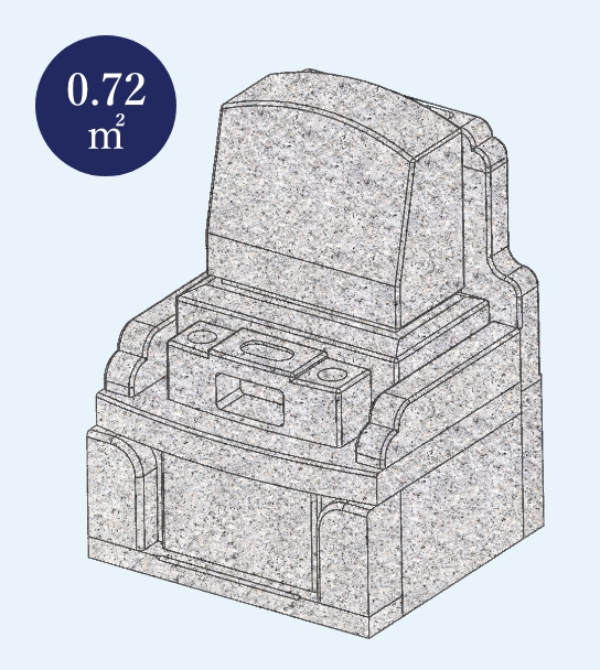 一般墓のイラスト3
